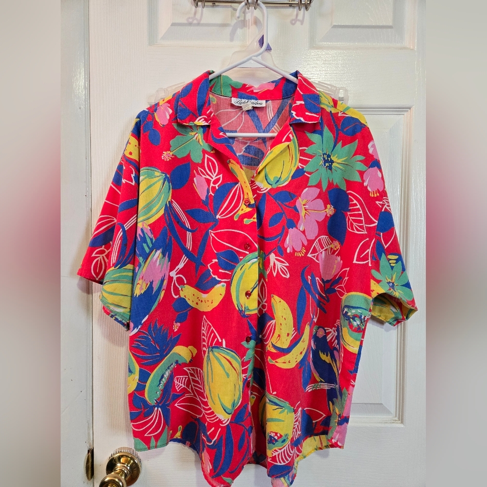 Vibrant Floral Men's Shirt